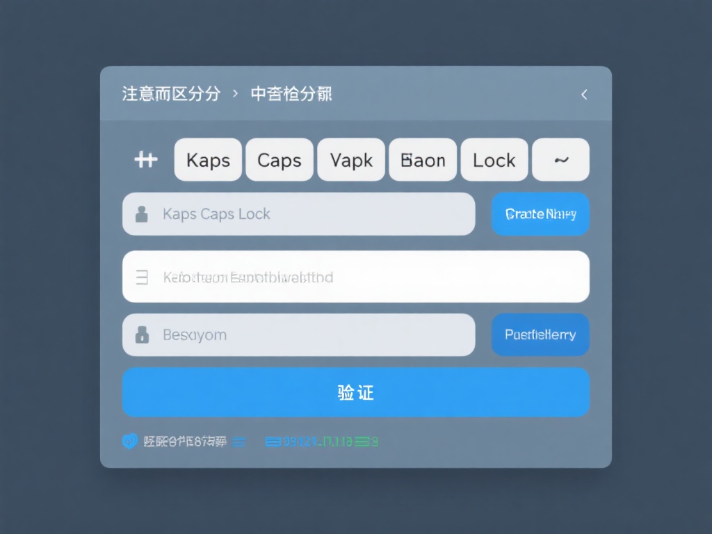 注意区分大小写，并检查是否开启了Caps&nbsp;Lock