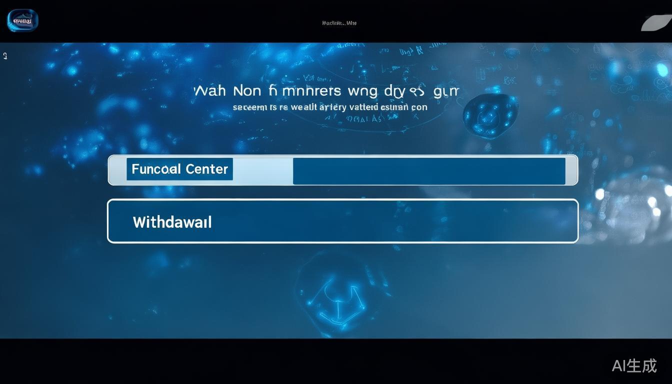 登录成功后，找到平台首页的“财务中心”或“资金管理